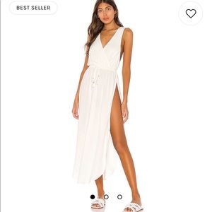 NWT LSpace Kenzie Cover Up Dress Cream XS